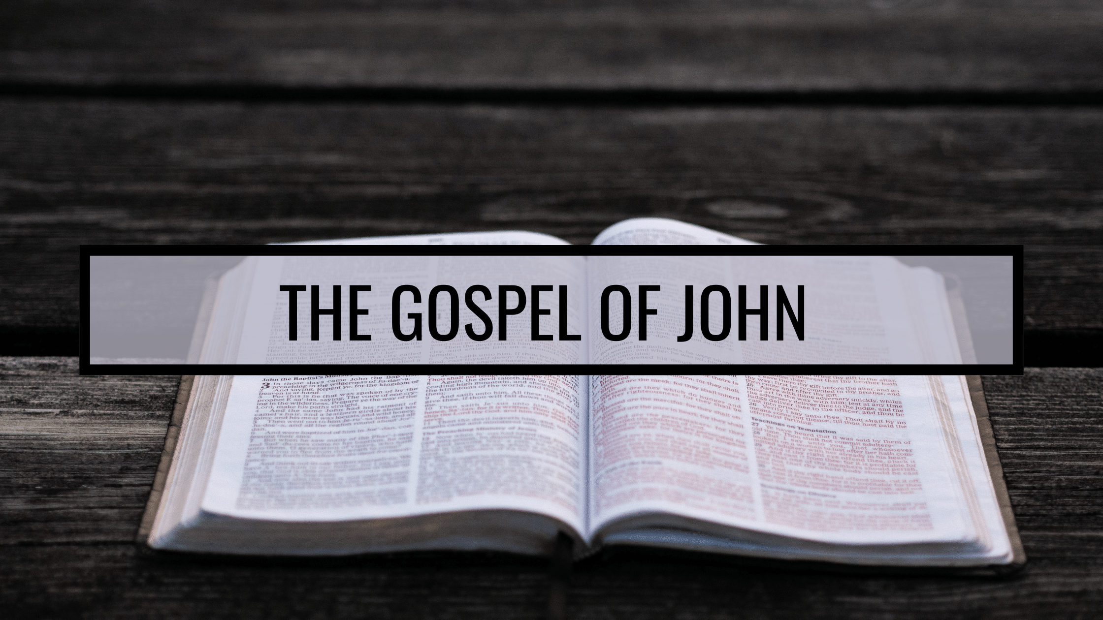 What Is Special About The Gospel Of John